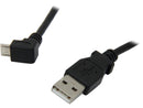 StarTech USBAUB2MU 2m Micro USB Cable - A to Up Angle Micro B