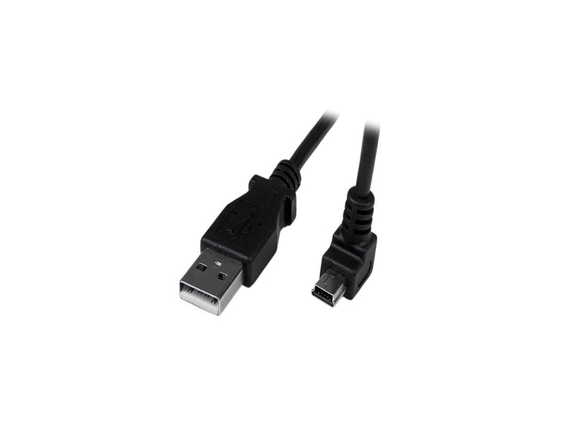 StarTech USBAMB2MD 2m Mini USB A to Down Angle Mini B Cable - Black