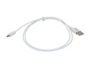 StarTech USBPAUB1MW 1m White Micro USB Cable - A to Micro B