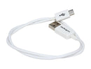 StarTech USBPAUB50CMW 0.5m White Micro USB Cable - A to Micro B