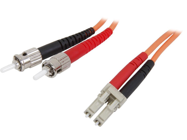 StarTech.com 50FIBPLCST1 3.3 ft. OFNP Plenum Multimode 50/125 Duplex Fiber Patch