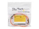 StarTech.com 50FIBPLCST1 3.3 ft. OFNP Plenum Multimode 50/125 Duplex Fiber Patch