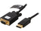 StarTech.com DP2VGAMM6B 6 ft. Black DisplayPort (20 pin) Latching to  VGA (15