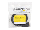 StarTech.com DP2VGAMM6B 6 ft. Black DisplayPort (20 pin) Latching to  VGA (15