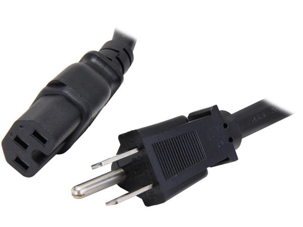 StarTech.com Model PXT515C158 8 ft. Black Heavy Duty 14 AWG Computer Power Cord