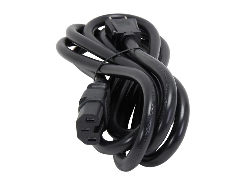 StarTech.com PXT515C158 8 ft. Black Heavy Duty 14 AWG Computer Power Cord -