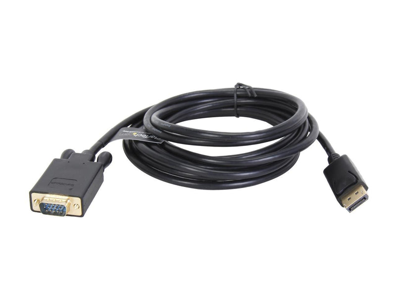 StarTech.com DP2VGAMM10B 10 ft. Black Connector A: 1 x DisplayPort (20 pin)