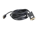 StarTech.com DP2VGAMM15B 15 ft. Black Connector A: 1 x DisplayPort (20 pin)