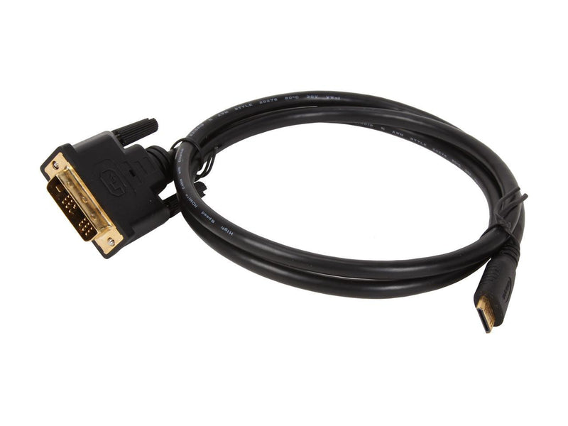 StarTech.com 1m Mini HDMI to DVI-D Cable - M/M - 1 Meter Mini HDMI to