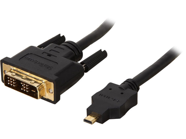 StarTech.com HDDDVIMM1M Black Micro HDMI (19 pin) Male to DVI-D (19 pin) Male to