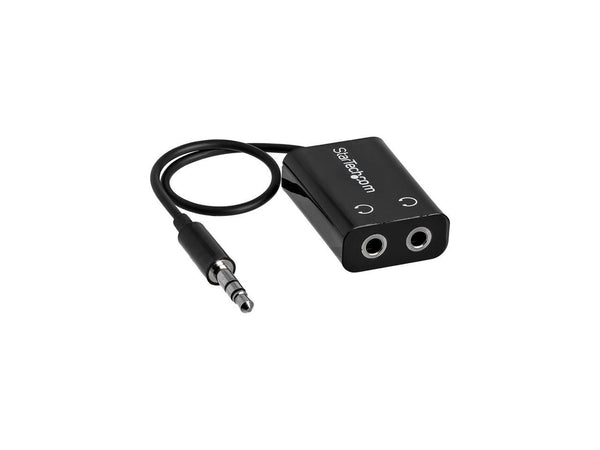 StarTech.com MUY1MFFADP Slim Mini Jack Headphone Splitter Cable Adapter