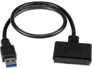 StarTech.com SATA to USB Cable - USB 3.0 to 2.5 SATA III Hard Drive Adapter