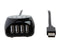 StarTech.com USB2EXT4P15M Black USB 2.0 Active Cable with 4 Port Hub