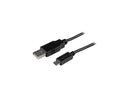 StarTech USBAUB15CMBK 15cm (6in) Mobile Charge Sync USB to Slim Micro USB Cable