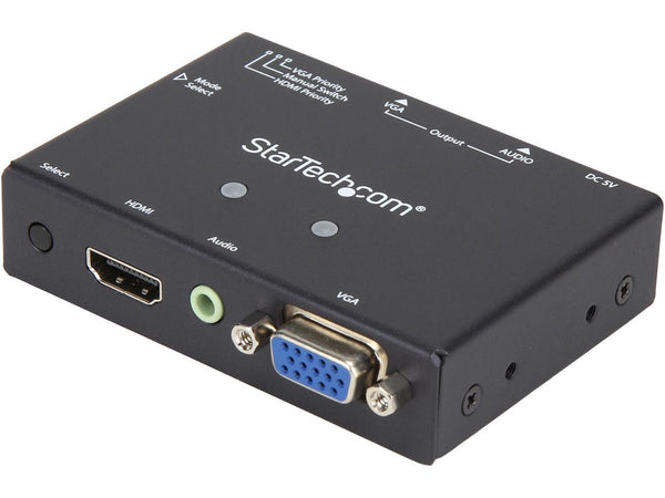 StarTech.com VS221HD2VGA VGA HDMI Converter Switch