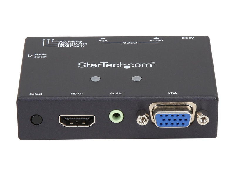 StarTech.com VS221HD2VGA VGA HDMI Converter Switch