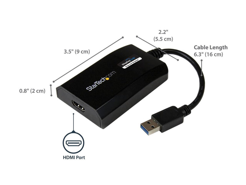 StarTech.com USB32HDPRO USB 3.0 to HDMI External Multi Monitor Video Graphics