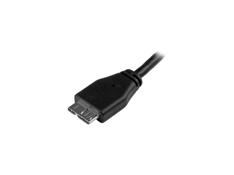 StarTech.com 3m (10ft) Slim SuperSpeed USB 3.0 A to Micro B Cable - M/M