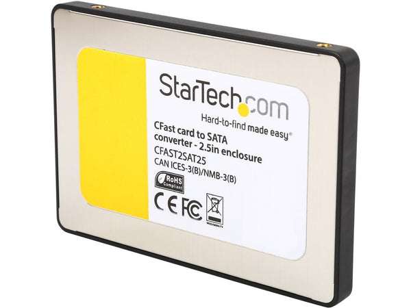 StarTech.com CFast Card to SATA Adapter with 2.5" Housing - Supports SATA III (6