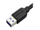 StarTech.com 1m 3 ft Slim Micro USB 3.0 Cable - M/M - USB 3.0 A to Left-Angle