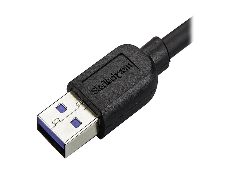 StarTech.com 1m 3 ft Slim Micro USB 3.0 Cable - M/M - USB 3.0 A to Left-Angle