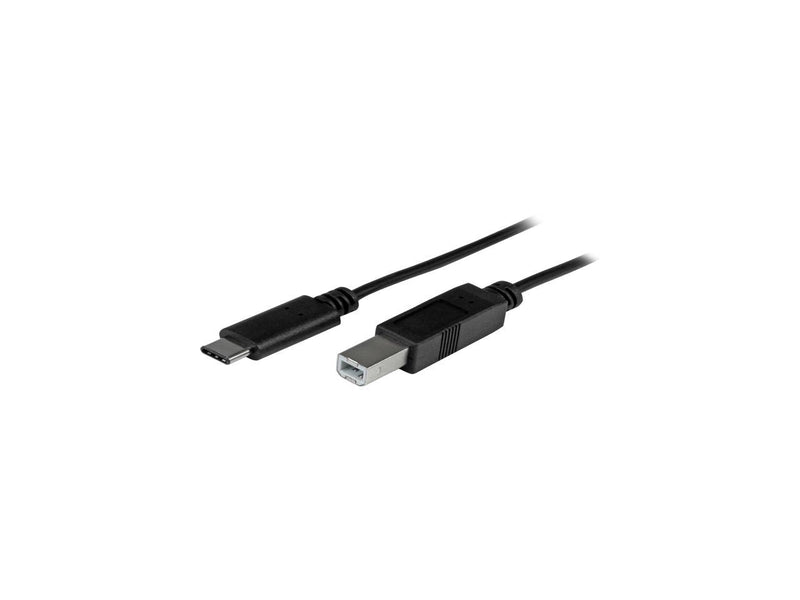 StarTech USB2CB1M USB C to USB B Printer Cable - 3 ft. / 1m - USB C Printer