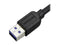 StarTech.com 0.5m 20in Slim Micro USB 3.0 Cable - M/M - USB 3.0 A to Left-Angle