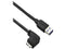 StarTech.com 0.5m 20in Slim Micro USB 3.0 Cable - M/M - USB 3.0 A to Left-Angle