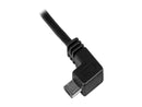 StarTech.com 1m 3 ft Left Angle Micro-USB Charge-and-Sync Cable M/M - USB 2.0 A