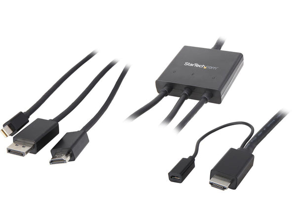 StarTech.com DPMDPHD2HD HDMI, DisplayPort or Mini DisplayPort to HDMI Converter