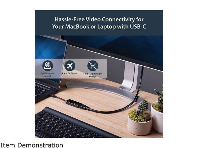 StarTech.com CDP2HD USB-C to HDMI Adapter – 4K 30Hz – USB 3.1 Type-C to HDMI