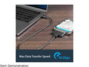 StarTech.com USB C to SATA Adapter - External Hard Drive Connector for