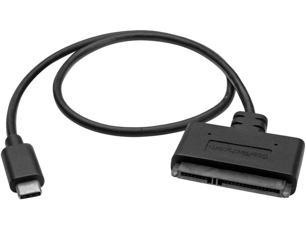 StarTech.com USB C to SATA Adapter - External Hard Drive Connector for