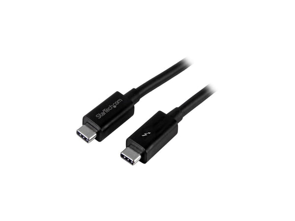 StarTech TBLT3MM1M Thunderbolt 3 Cable - 3 ft. / 1m - 4K 60 Hz - 20Gbps - USB C