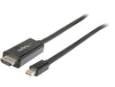 StarTech MDP2HDMM5MB 16.4ft. BlackMini DisplayPort to HDMI Adapter Cable 4K 30Hz