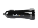 StarTech.com USB2PCARBKS Black Dual-Port USB Car Charger - 24W/4.8A