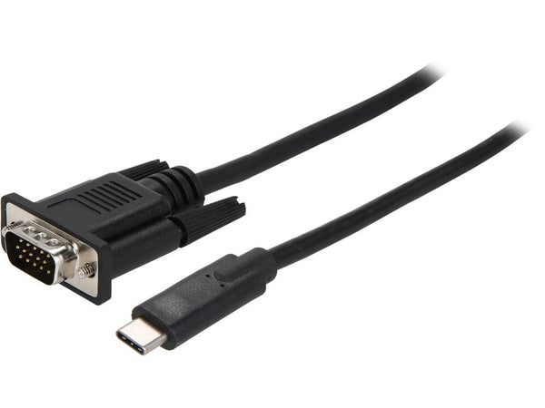 StarTech.com CDP2VGAMM2MB USB-C to VGA Adapter Cable - 2m (6 ft.) - 1920 x 1200