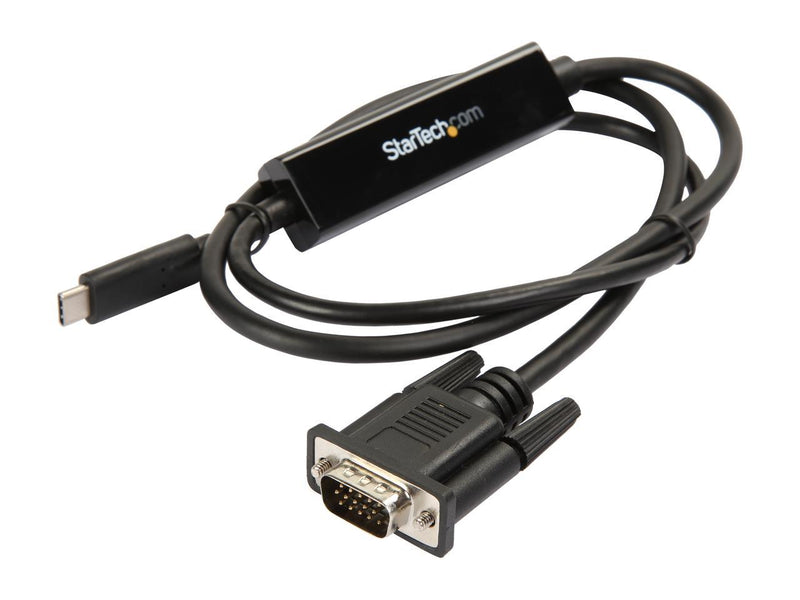 StarTech.com CDP2VGAMM1MB USB-C to VGA Adapter Cable - 1m (3 ft.) - 1920x1200