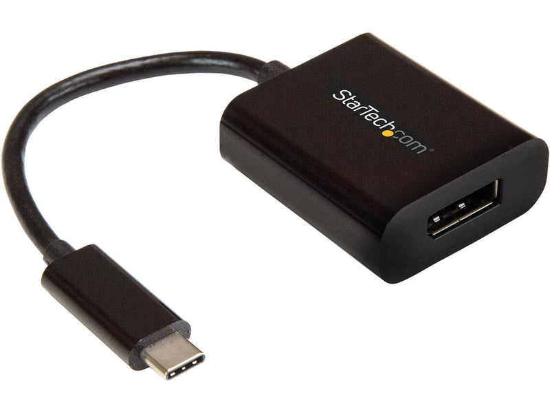 StarTech.com CDP2DP USB-C to DisplayPort Adapter - 4K 60Hz - Black - USB 3.1