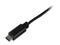 StarTech.com USB2CUB2M Black USB-C to Micro-B Cable