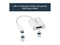 StarTech.com CDP2DPW USB-C to DisplayPort Adapter - 4K 60Hz - White - USB 3.1