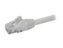 StarTech N6PATCH6WH 6 ft. White Cat6 Cable with Snagless RJ45 Connectors - Cat6