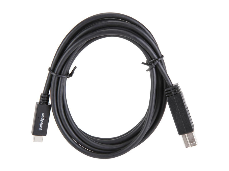 StarTech.com USB315CB2M Black USB-C to USB-B Cable