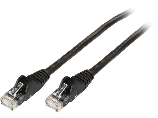 StarTech.com 2ft CAT6 Ethernet Cable - Black CAT 6 Gigabit Ethernet Wire
