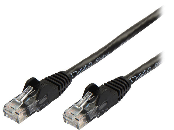 StarTech.com 30ft CAT6 Ethernet Cable - Black CAT 6 Gigabit Ethernet Wire