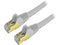 StarTech.com C6ASPAT4GR 4 ft. Cat 6A Gray Shielded Cat 6a Cables