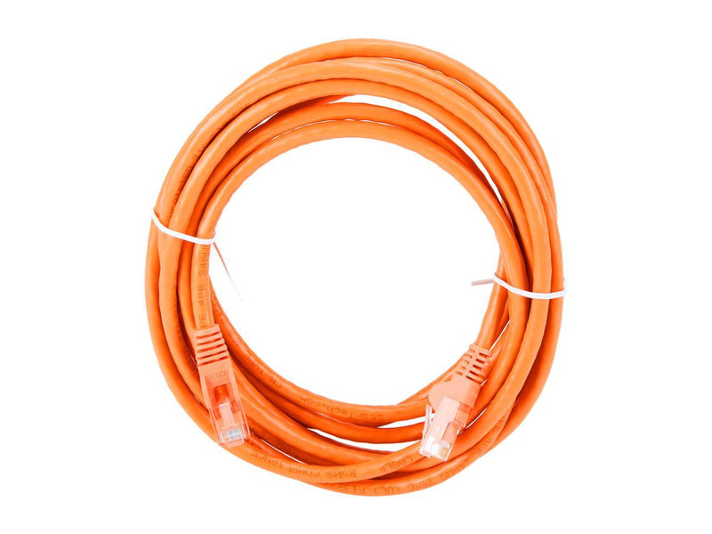 StarTech N6PATCH12OR Cat6 Patch Cable 12 ft. Orange Ethernet Cable Snagless RJ45