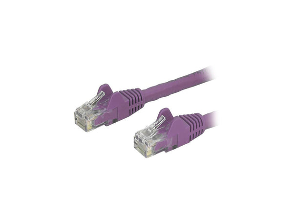 StarTech.com 1ft CAT6 Ethernet Cable - Purple CAT 6 Gigabit Ethernet Wire