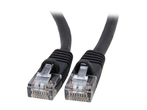 Coboc CY-CAT5E-02-BK 2 ft. Cat 5E Black 350Mhz UTP Network Cable