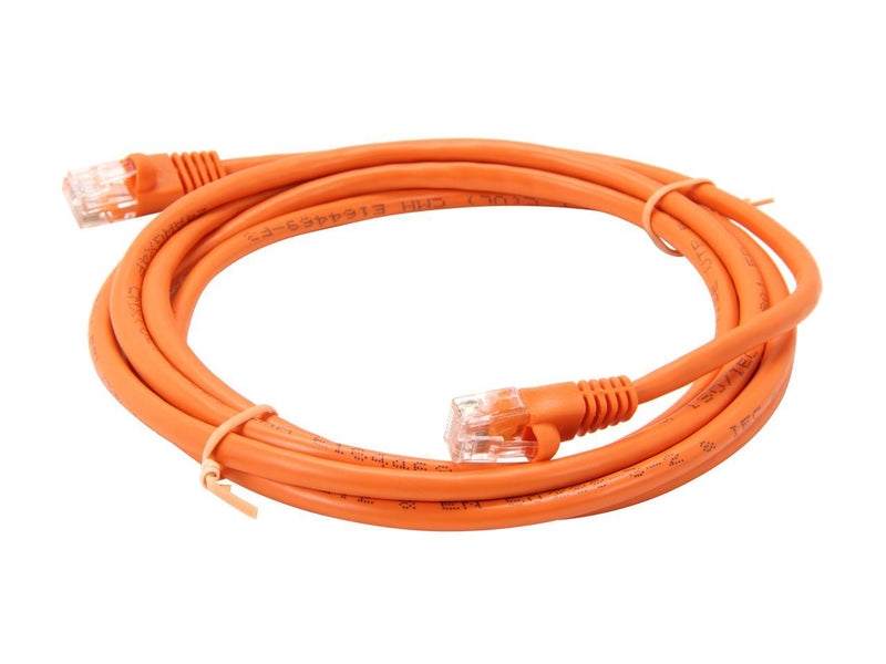 Coboc CY-CAT5E-07-OR 7 ft. Cat 5E Orange 350Mhz UTP Network Cable